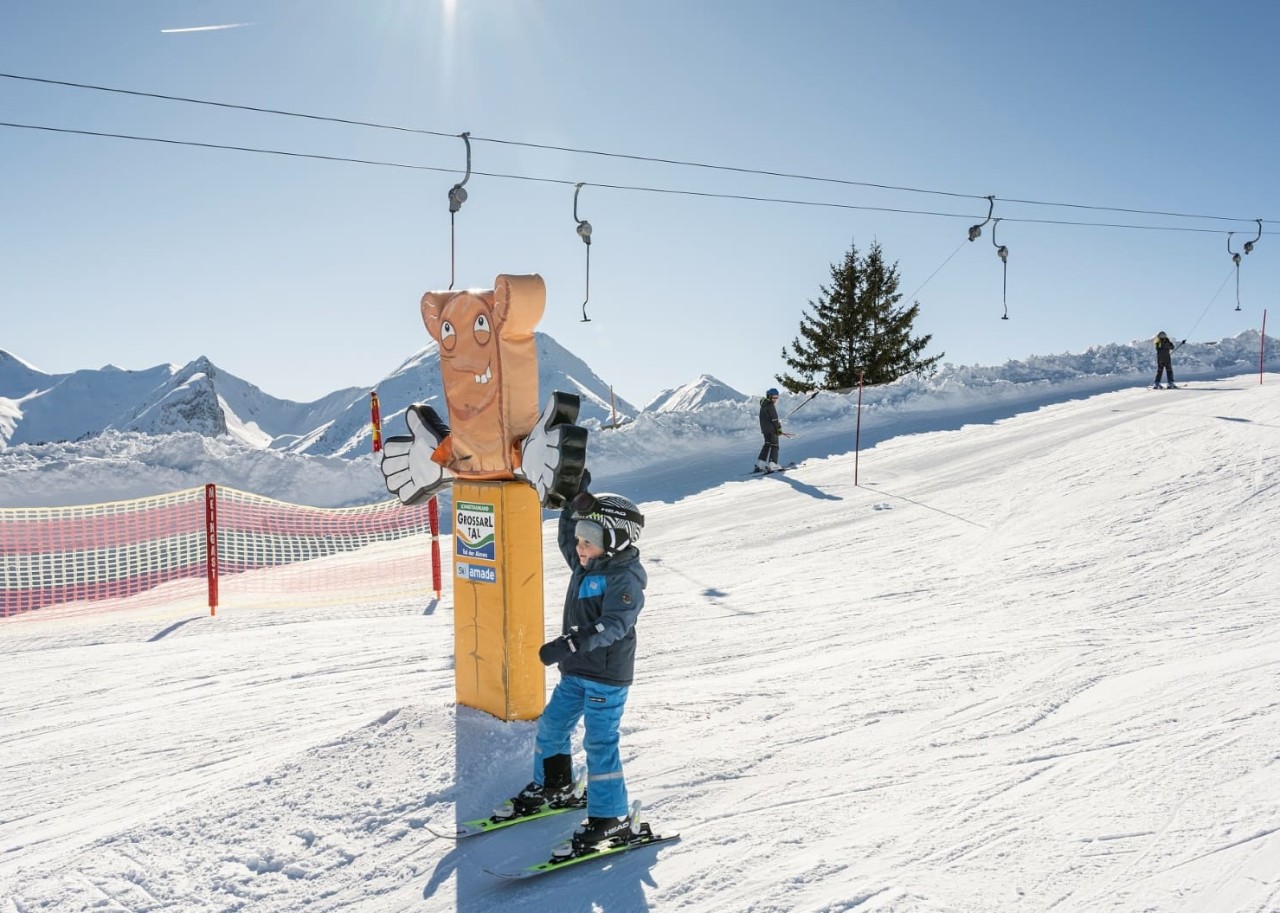 Kind beim Ski fahren © TVB Großarltal/Lorenz Masser
