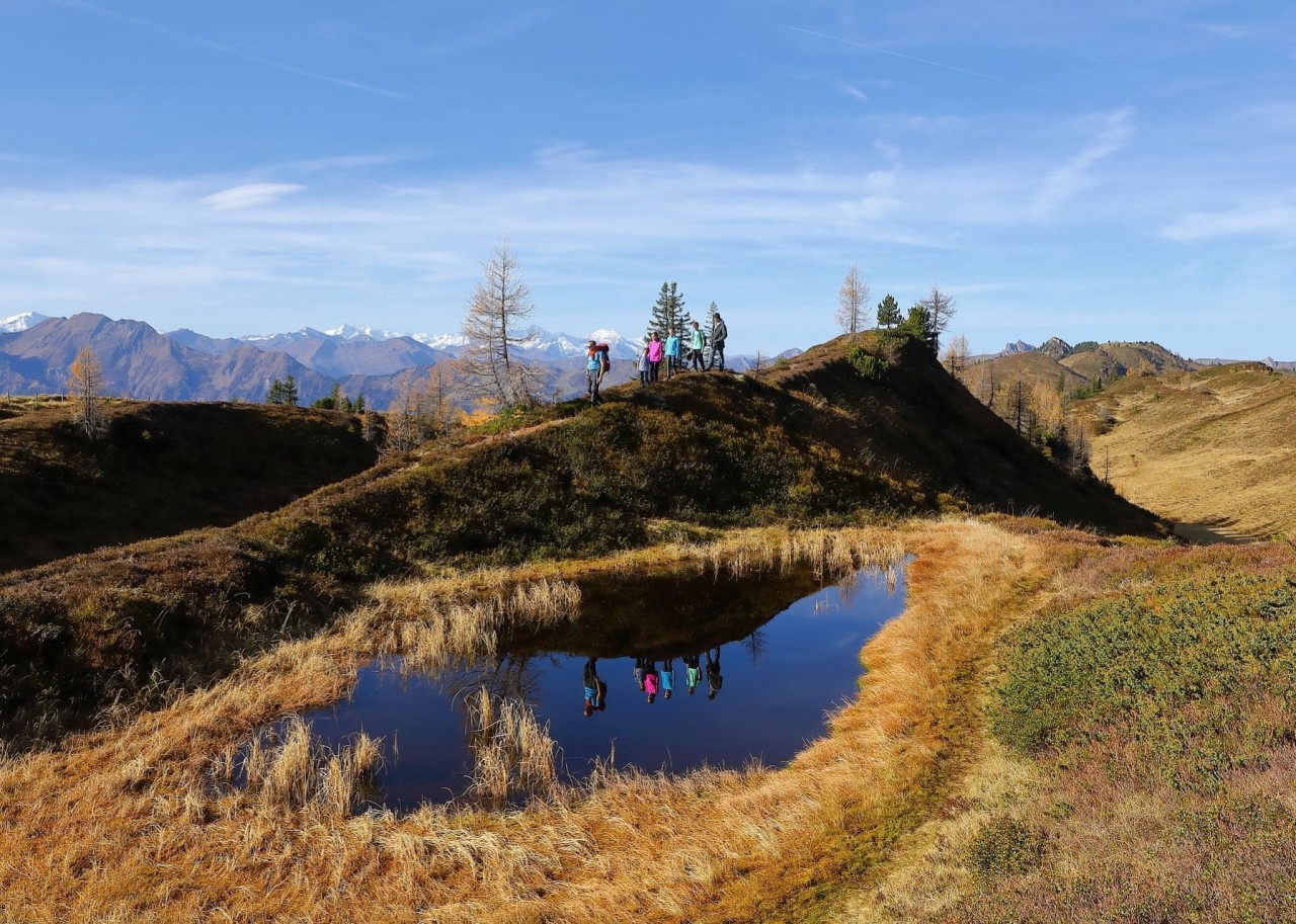 Familienwanderung zu den Trögseen im Herbst © Tourismusverband Großarltal