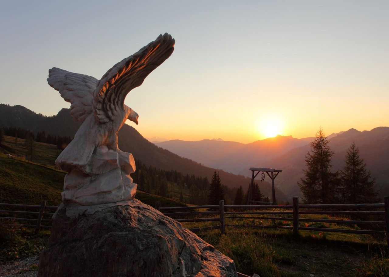 Sonne bei der Loosbühelalm © Tourismusverband Großarltal