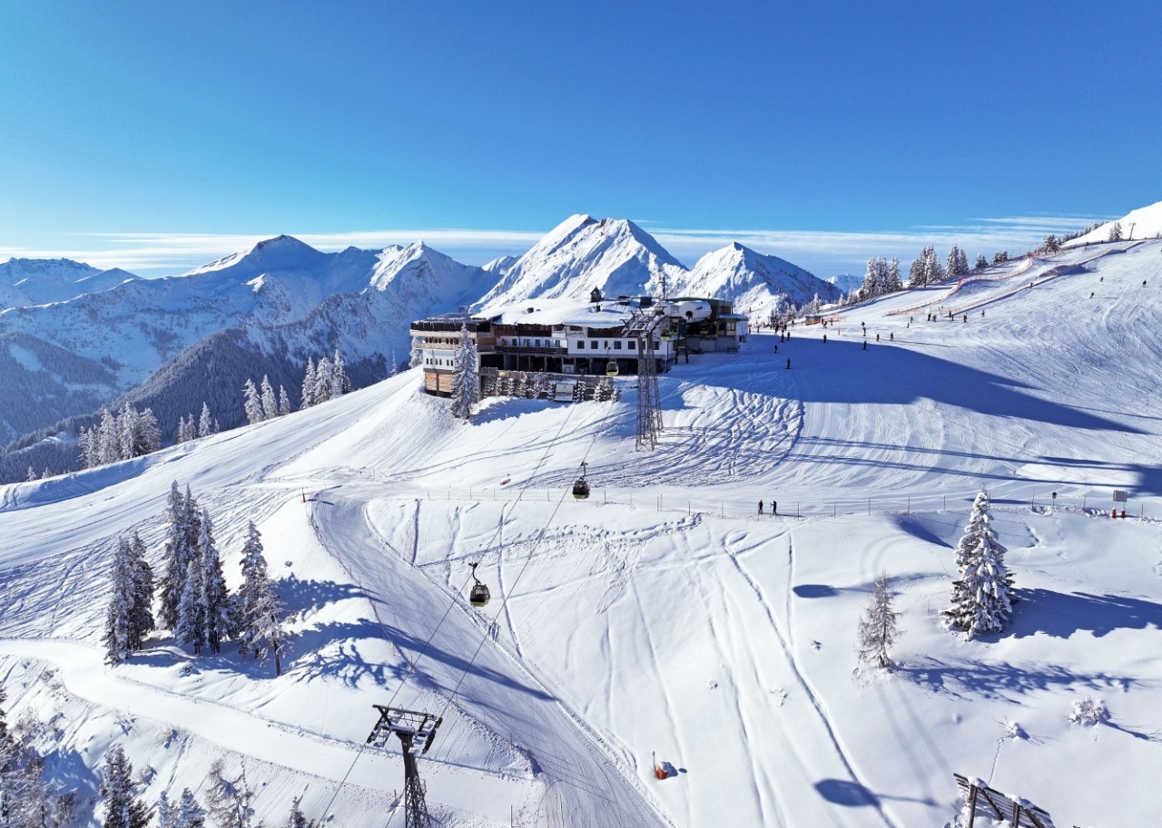 Drohnenaufnahme Bergatation Panoramabahn © Tourismusverband Großarltal