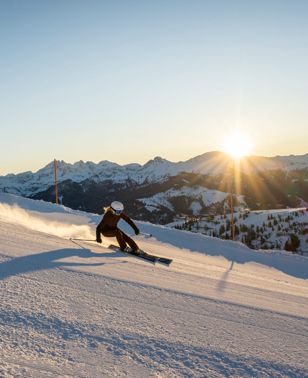Skifahrer auf der Skipiste © TVB Großarltal/Lorenz Masser